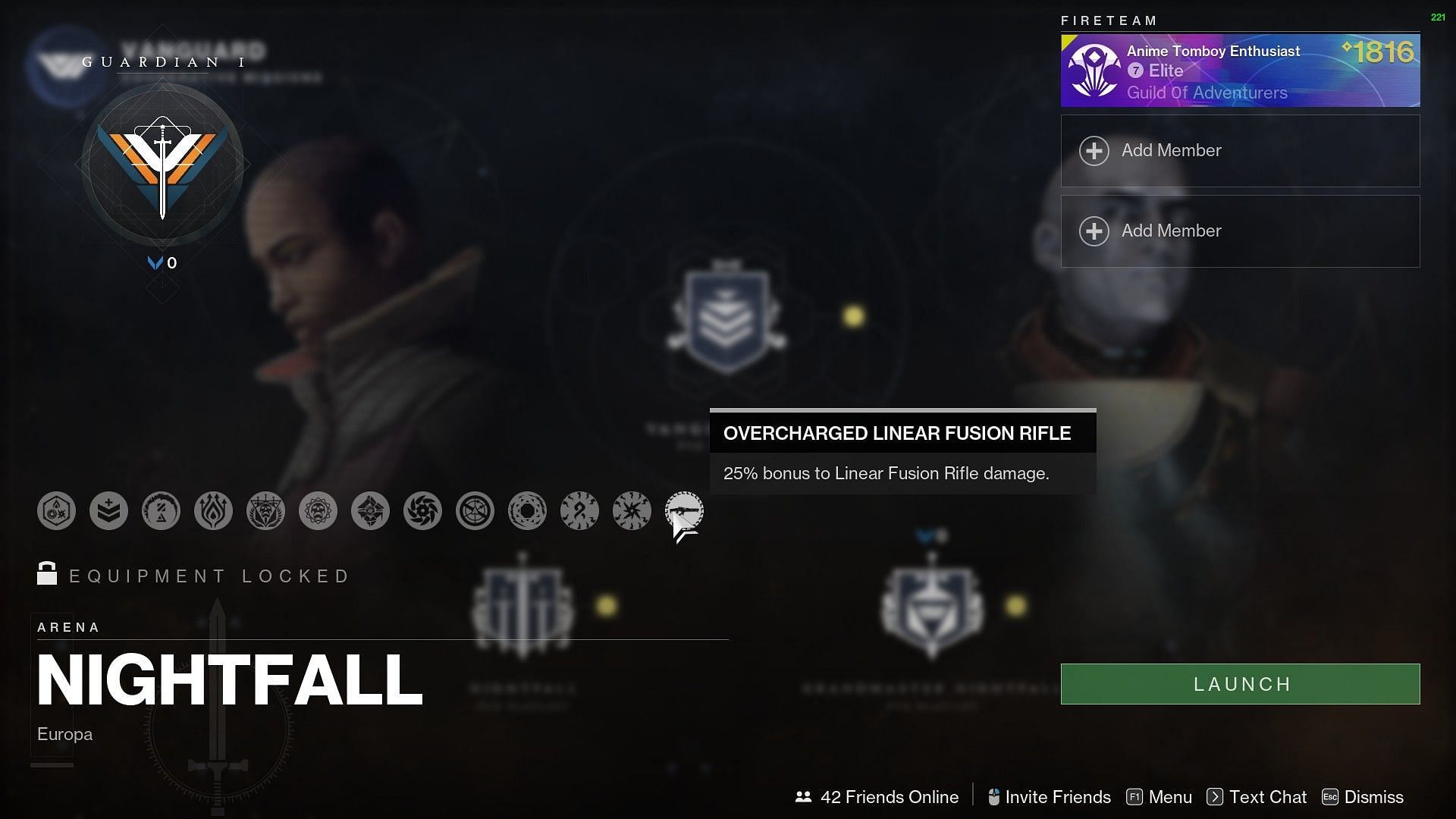 Overcharged Linear Fusion Rifle (Image via Destiny 2)